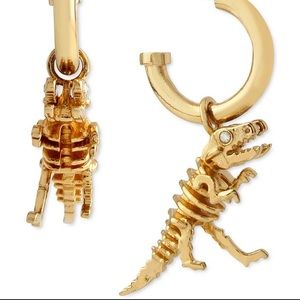 Coach T Rex Hoop Earrings